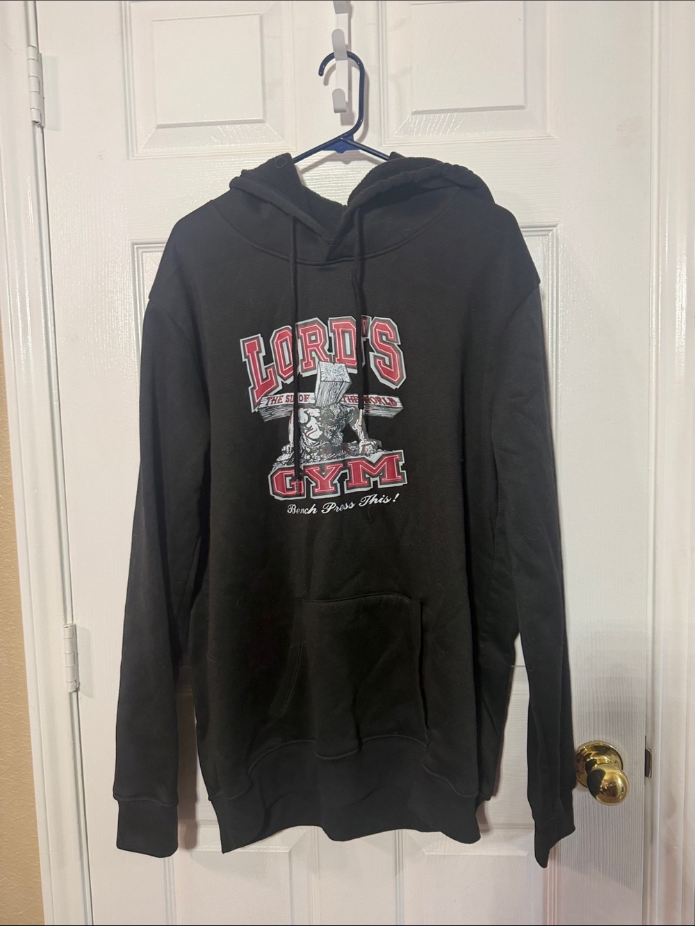 Black Graphic Hoodie Sweatshirt